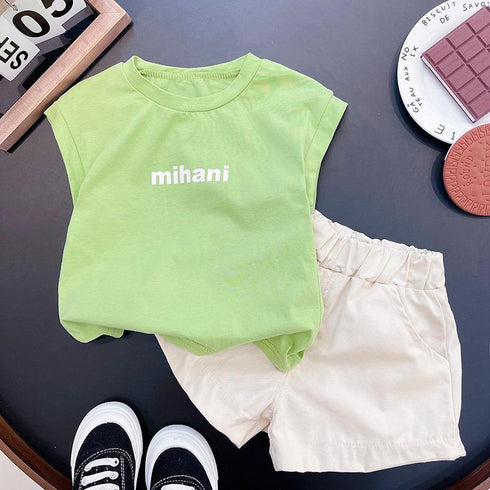 Small Fresh Summer Vest Two Piece Set